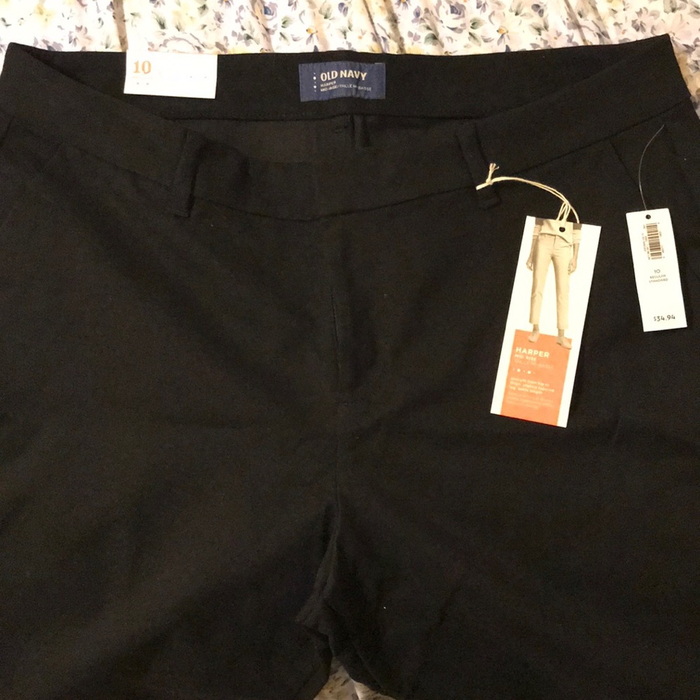 Old Navy Harper Ankle Pants Black Size 10R